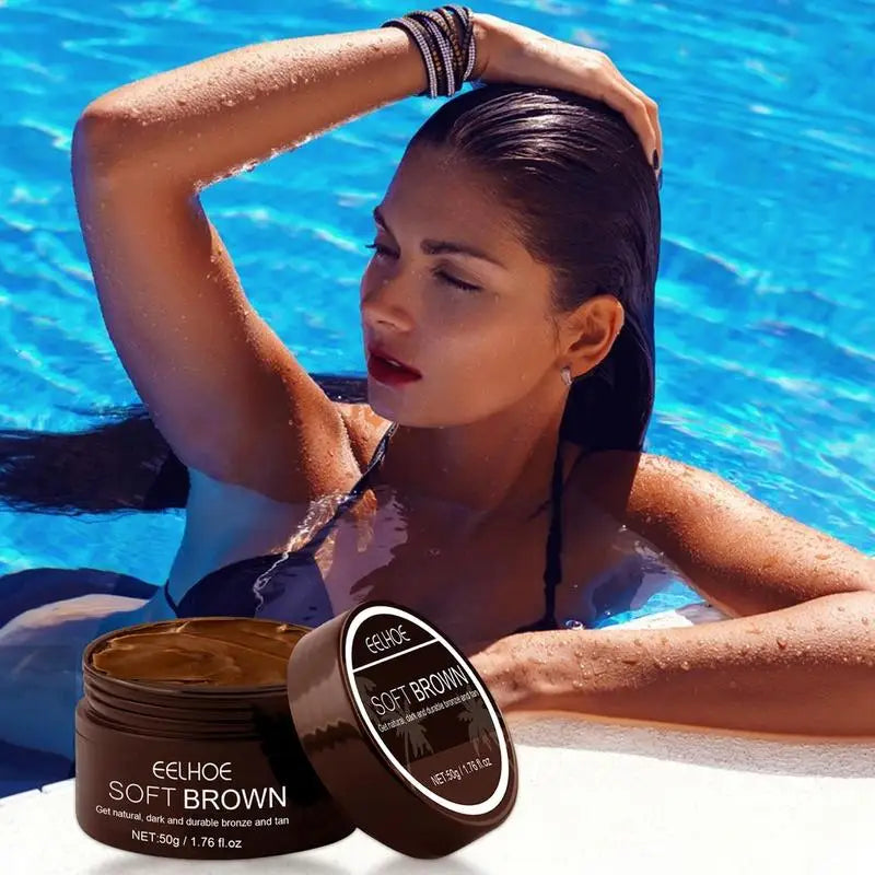 Crème accélérateur de bronzage Gel bronzant brun intensive Lotion